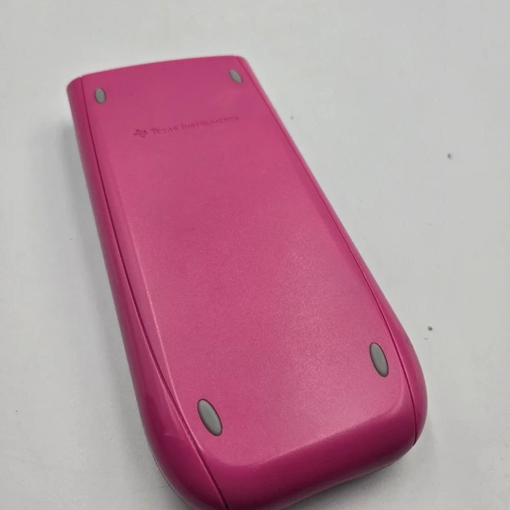 Texas Instruments TI-84 Plus Silver Edition Graphing Calculator W/Cover - Pink